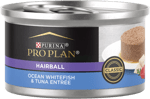 Purina Pro Plan Hairball Ocean Whitefish & Tuna Entrée Classic